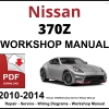 Nissan 370Z Workshop and Service Manual 2010-2014 PDF