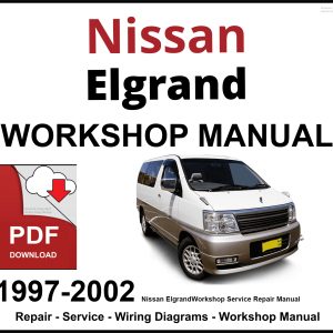 Nissan Elgrand 1997-2002 Workshop and Service Manual PDF