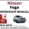 Nissan Fuga 2014-2019 Workshop and Service Manual PDF