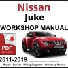 Nissan Juke 2011-2019 Workshop and Service Manual PDF