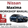 Nissan Maxima 2015-2018 Workshop and Service Manual PDF