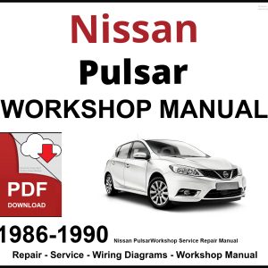 Nissan Pulsar Workshop and Service Manual 1986-1990 PDF
