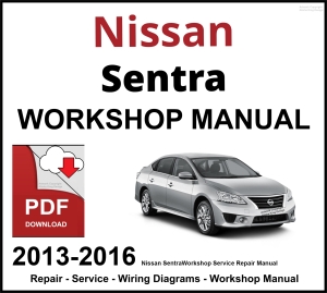 Nissan Sentra 2013-2016 Workshop and Service Manual PDF