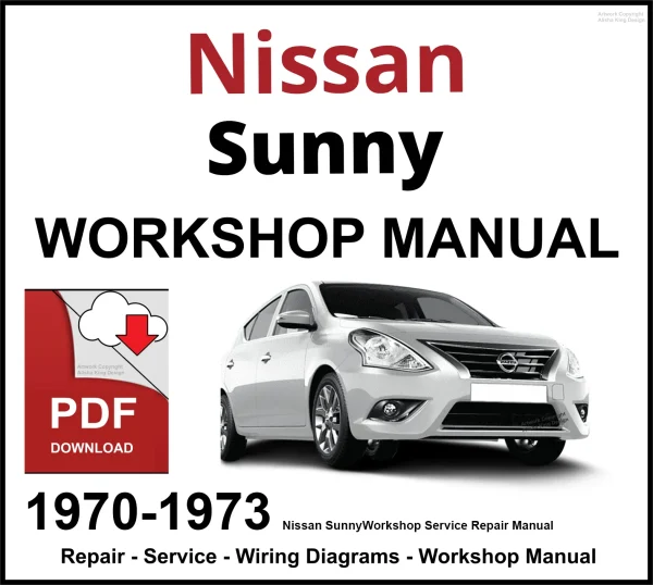 Nissan Sunny Workshop and Service Manual 1970-1973 PDF