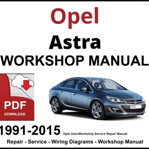 Opel Astra 1991-2015 Workshop and Service Manual