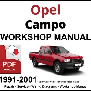 Opel Campo 1991-2001 Workshop Manual