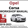 Opel Corsa 2019-2023 Workshop and Service Manual PDF