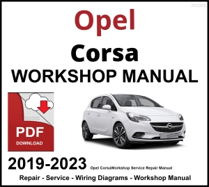 Opel Corsa 2019-2023 Workshop and Service Manual PDF