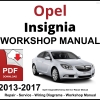 Opel Insignia 2013-2017 Workshop and Service Manual PDF