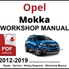 Opel Mokka 2012-2019 Workshop and Service Manual PDF