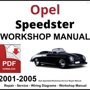 Opel Speedster 2001-2005 Workshop and Service Manual