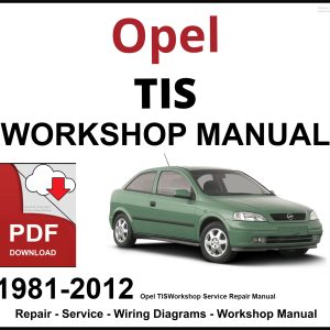 Opel TIS 2000 Workshop and Service Manual 1981-2012