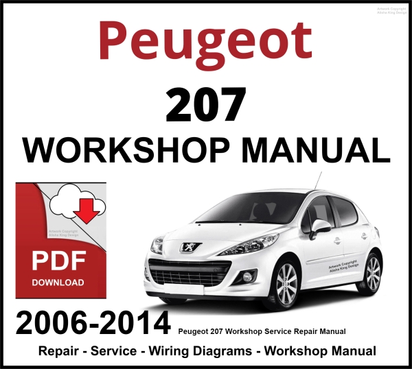 Peugeot 207 Workshop and Service Manual 2006-2014