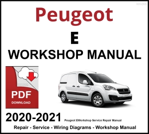 Peugeot E-208 Workshop and Service Manual 2020-2021 PDF