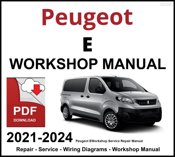 Peugeot E-Rifter 2021-2024 Workshop and Service Manual PDF
