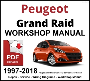 Peugeot Grand Raid Workshop and Service Manual 1997-2015