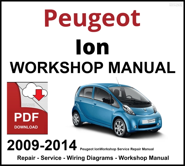 Peugeot Ion Workshop and Service Manual 2009-2014