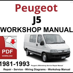 Peugeot J5 Workshop and Service Manual PDF 1981-1993