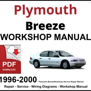 Plymouth Breeze 1996-2000 Workshop and Service Manual PDF