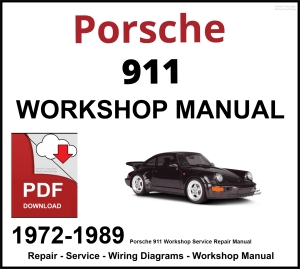 Porsche 911 Workshop and Service Manual 1972-1989 PDF