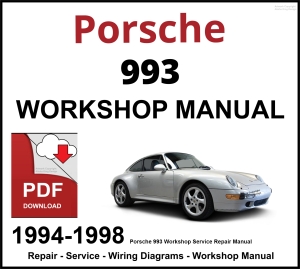 Porsche 993 Workshop and Service Manual 1994-1998 PDF