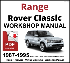 Range Rover Classic Workshop and Service Manual PDF