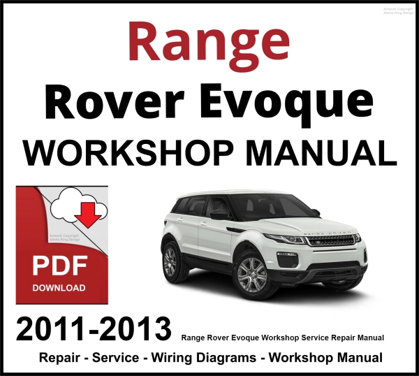 Range Rover Evoque 2011-2013 Workshop and Service Manual PDF