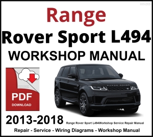 Range Rover Sport L494 Workshop and Service Manual 2013-2018 PDF