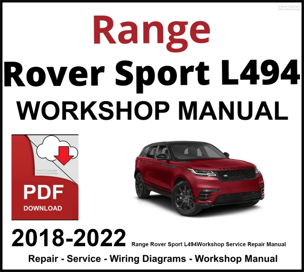 Range Rover Sport L494 Workshop and Service Manual 2018-2022 PDF