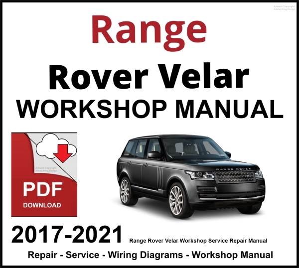 Range Rover Velar 2017-2021 Workshop and Service Manual PDF