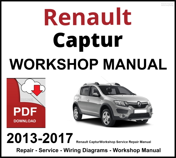 Renault Captur 2013-2017 Workshop and Service Manual PDF