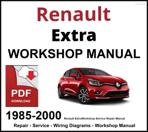 Renault Extra Workshop and Service Manual