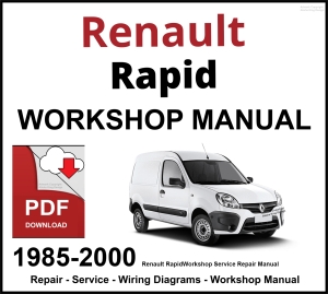 Renault Rapid Workshop and Service Manual