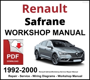 Renault Safrane Workshop and Service Manual