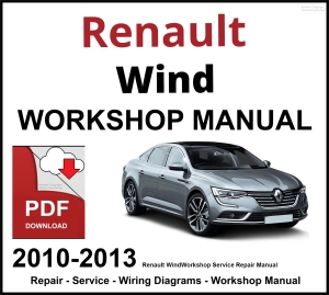 Renault Wind Workshop and Service Manual