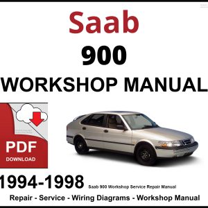 Saab 900 Workshop and Service Manual 1994-1998