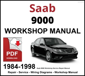 Saab 9000 Workshop and Service Manual 1984-1998