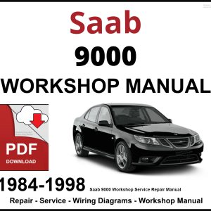 Saab 9000 Workshop and Service Manual 1984-1998