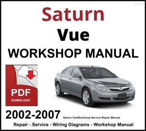 Saturn Vue 2002-2007 Workshop and Service Manual PDF