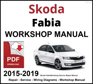 Skoda Fabia 2015-2019 Workshop and Service Manual PDF