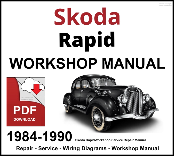 Skoda Rapid 1984-1990 Workshop and Service Manual PDF