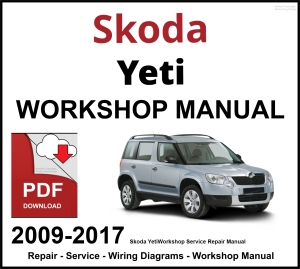 Skoda Yeti Workshop and Service Manual PDF