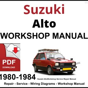 Suzuki Alto 1980-1984 Workshop and Service Manual PDF
