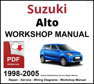 Suzuki Alto 1998-2005 Workshop and Service Manual PDF