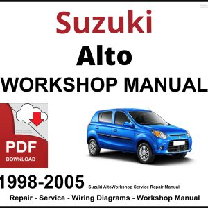Suzuki Alto 1998-2005 Workshop and Service Manual PDF