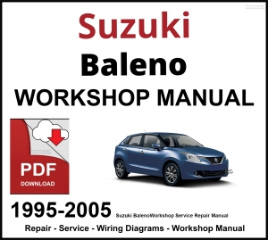 Suzuki Baleno 1995-2005 Workshop and Service Manual PDF