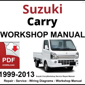 Suzuki Carry 1999-2013 Workshop and Service Manual PDF