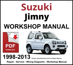 Suzuki Jimny Workshop and Service Manual PDF