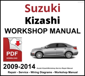 Suzuki Kizashi 2009-2014 Workshop and Service Manual PDF