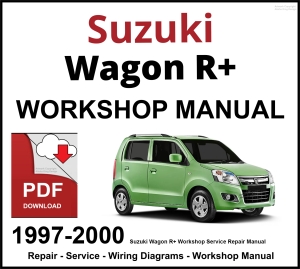 Suzuki Wagon R+ 1997-2000 Workshop and Service Manual PDF